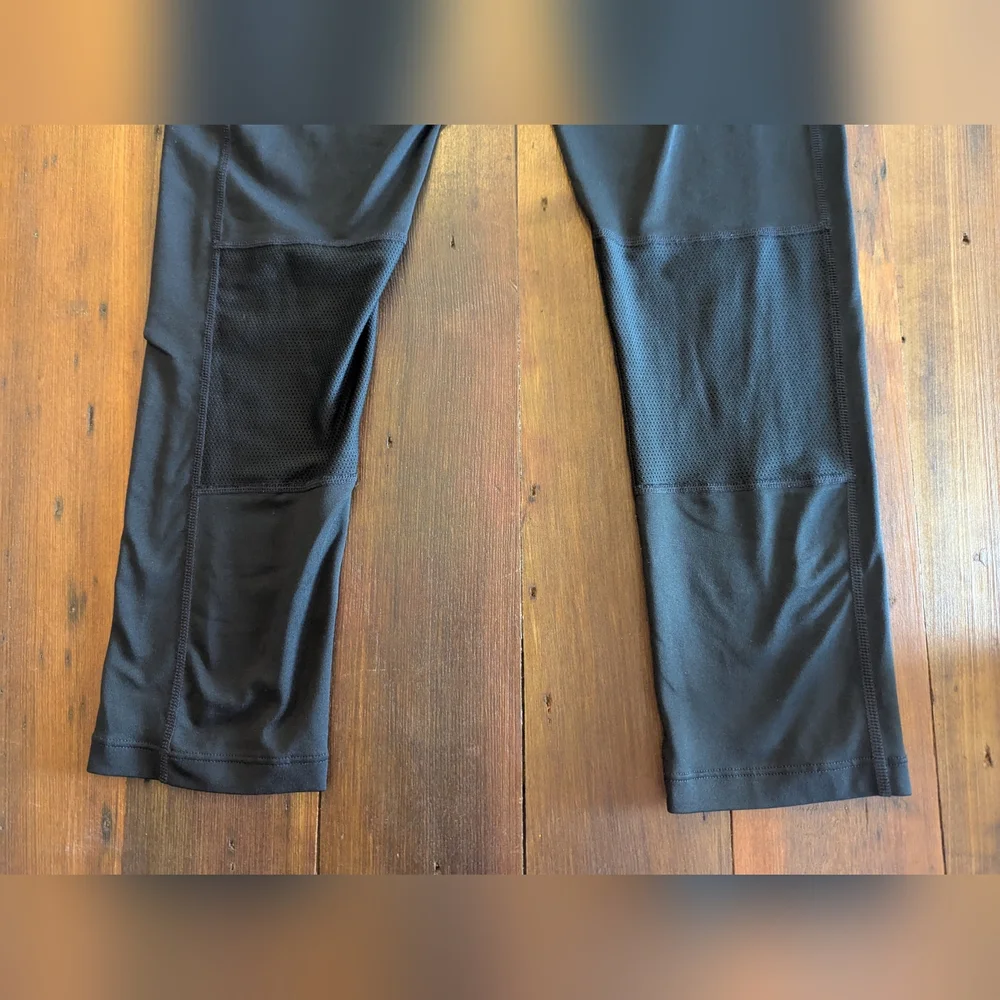 Nike Dri-fit Small Women Cropped Leggings Women's Black‎ With Drawstring